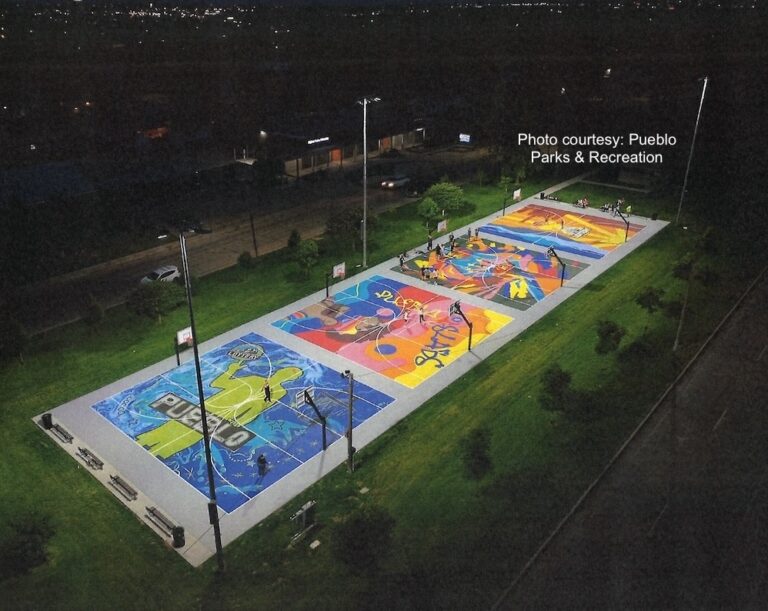 The numerous parks across Pueblo